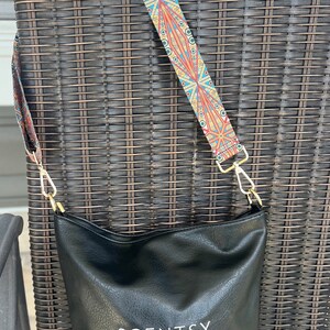 Authorized Scentsy Vendor Trendy Handbag Hobo Messenger faux leather Purse Brown Black Gray image 2