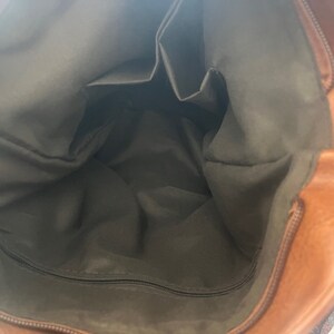 Authorized Scentsy Vendor Trendy Handbag Hobo Messenger faux leather Purse Brown Black Gray image 7