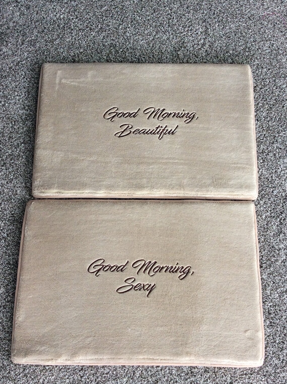 Personalized Microfiber Memory Foam Monogrammed Kitchen or Bath Mat - Etsy