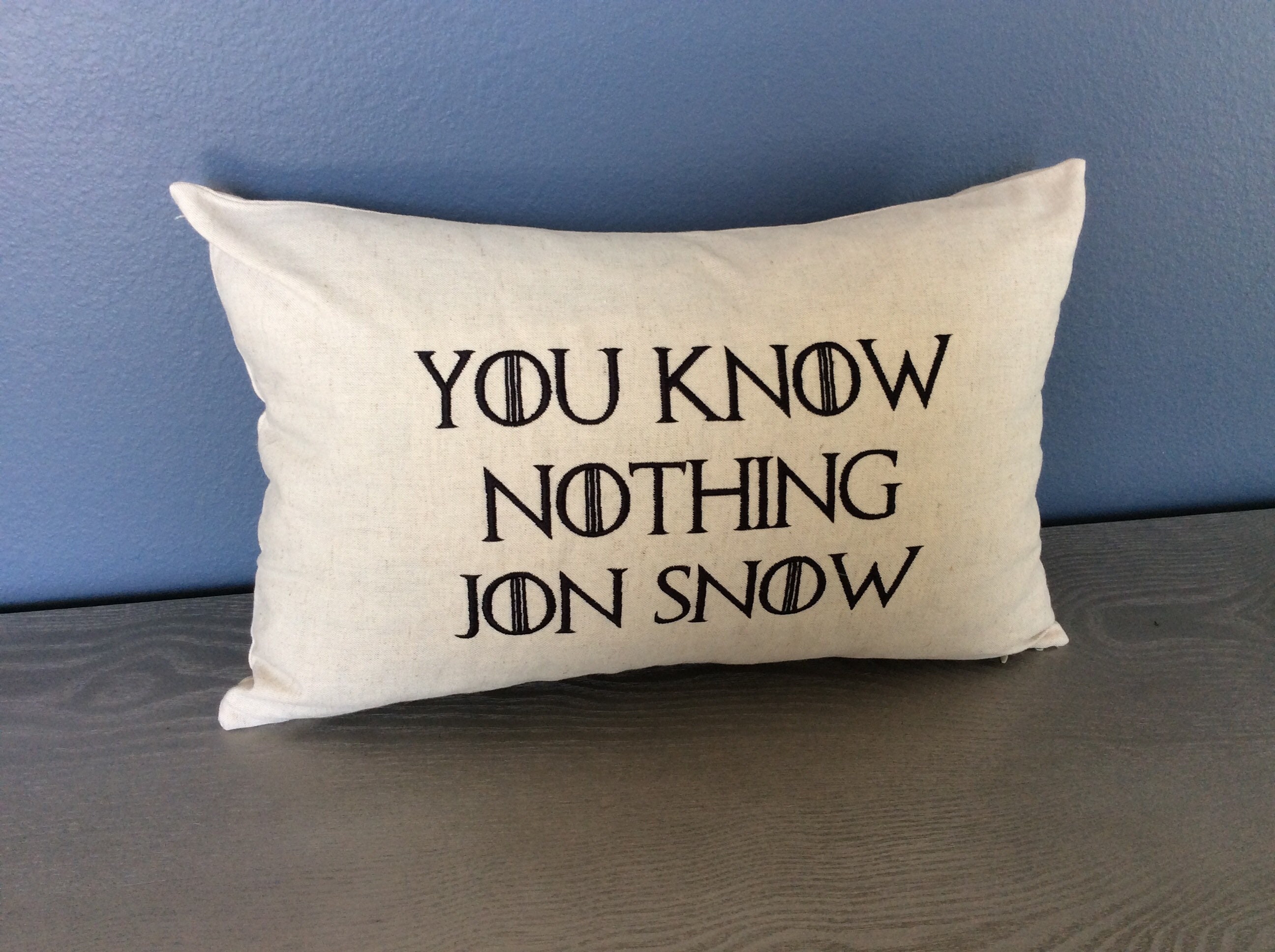 Jon Snow Pillow Etsy