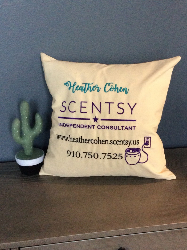 Authorized Scentsy Vendor Consultant Vendor Event Pillow Etsy