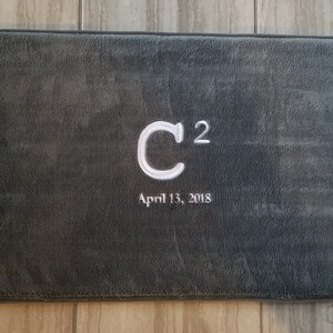 Personalized Microfiber Memory Foam Monogrammed Kitchen or Bath Mat - Etsy