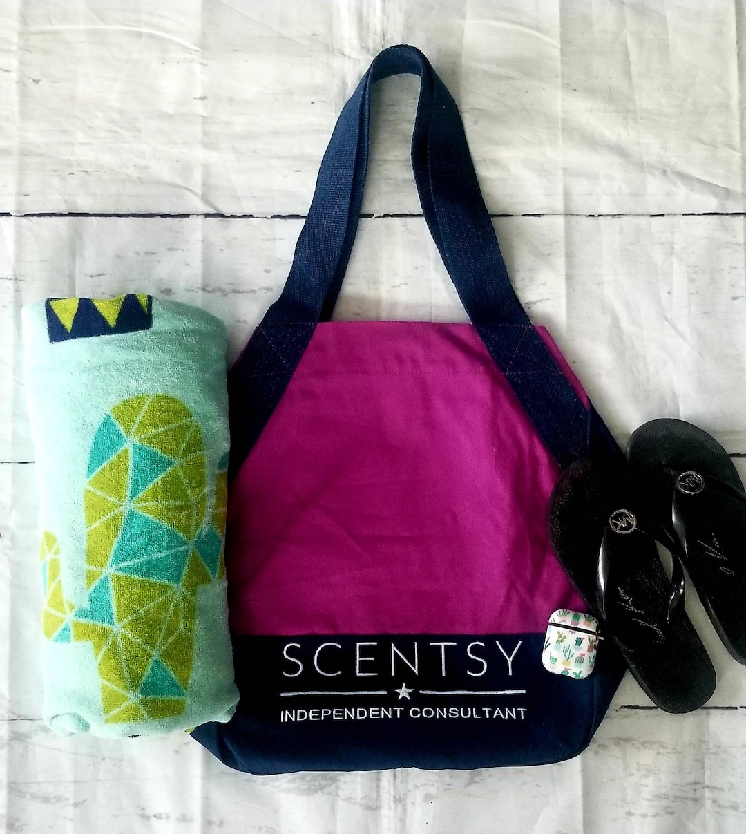 Authorized Scentsy Vendor Scentsy Colorblock Onthego Tote Bag Consultant Bag 2 Colors to Chose