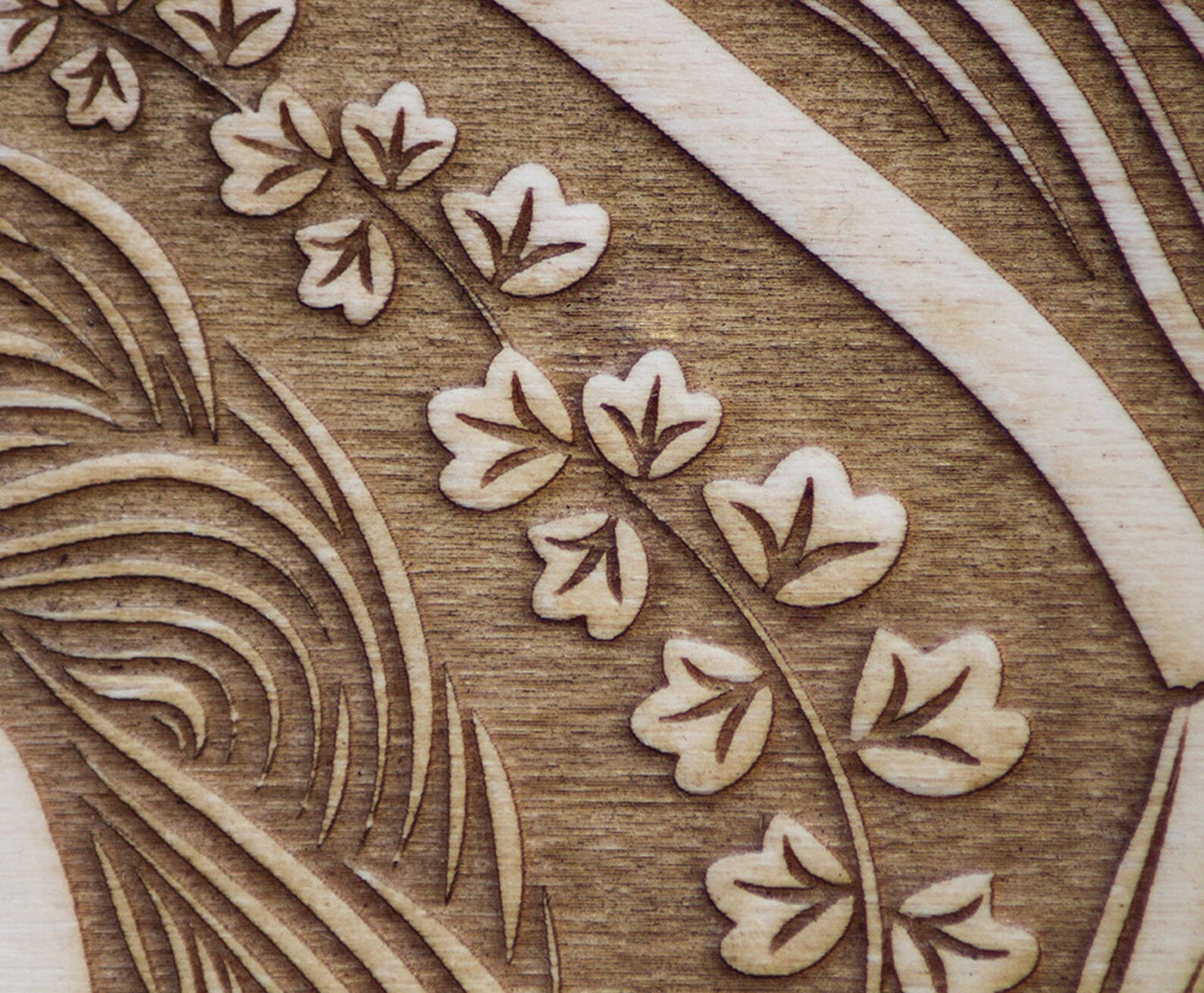 Laser etched wood Laser engraved wood Wood decoration Etsy