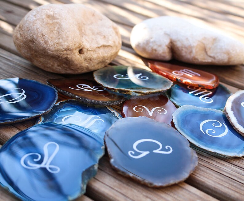 Sagittarius Zodiac Sign Home Décor Agate Gemstone Agate Etsy