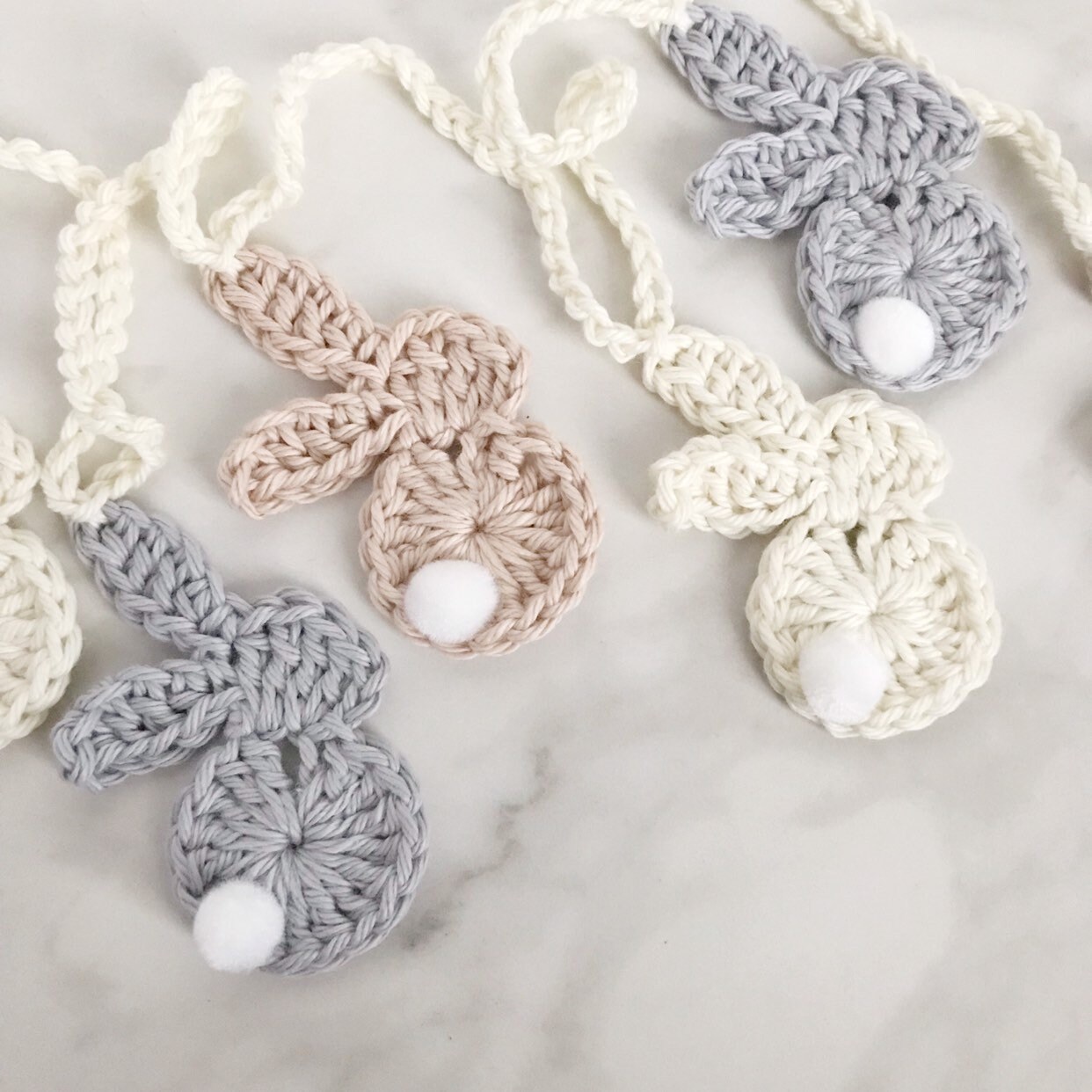 Easter bunny garland • Bunny baby shower • Easter photo props • Baby …