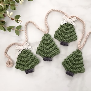Christmas tree garland • Christmas bunting • Christmas mantle garland