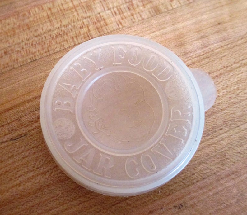 Baby Food Jar Snap on Plastic Lids/Caps/Covers Etsy