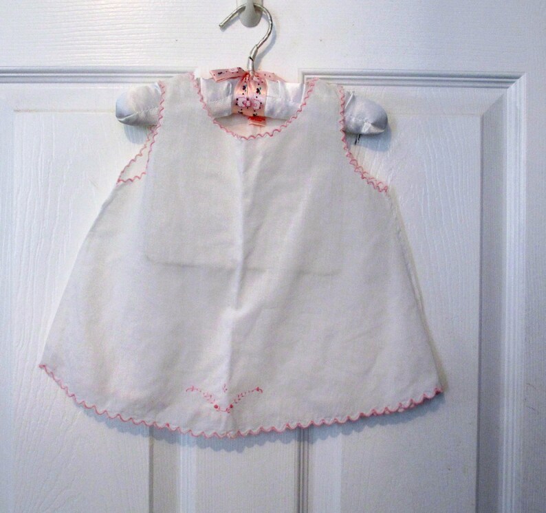 Infant Baby Girl's White Cotton Dress and Coat Etsy