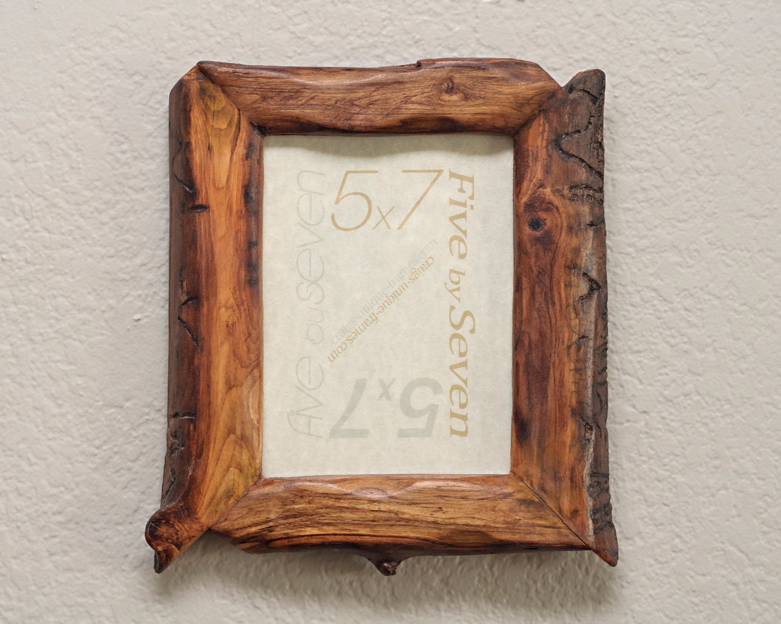 Custom Wood Frames Live Edge Picture Frame 5x7 Unique Etsy Canada