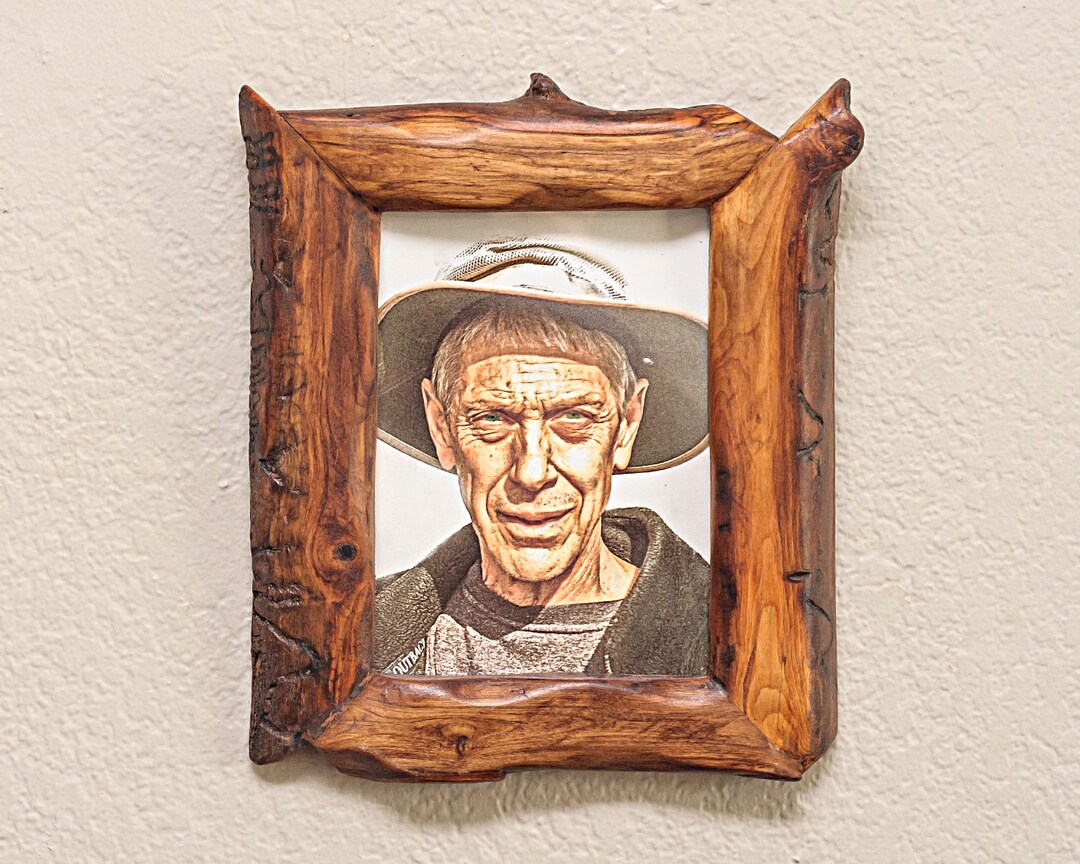 Custom Wood Frames Live Edge Picture Frame 5x7 Unique Etsy Canada