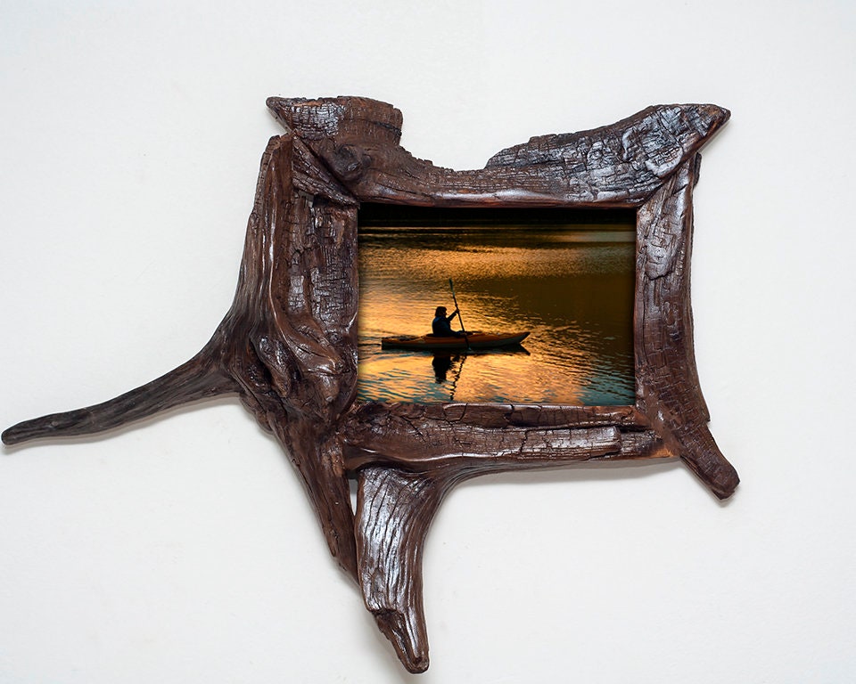 4x6-inch 2-14 Opening Driftwood Picture Frame –