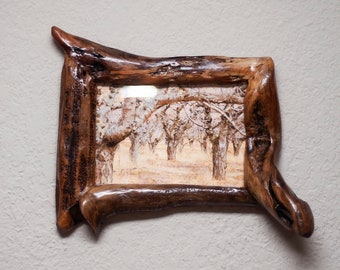 Artisan Frame 5x7 Driftwood | Unusual Photo Frames 5x7 Wood Live Edge
