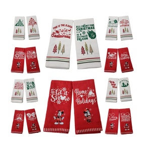 Star Wars / Disney Themed Kitchen Towel Sets / Star Wars Christmas / Disney Holiday / Star Wars Kitchen / Mickey Christmas Holiday Towels