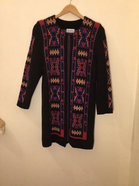 Vintage Original Knits by Jean Sweet Navajo print woo Gem