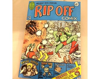 RIP OFF Comix #1, 2nd printing 1977 Fab Furry Freak Brothers NM 9.4
