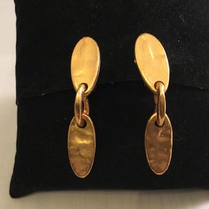 Boucles D'oreilles Clips Biche De Bere Silver Tone | Collector | Occasion