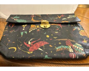 PIERO GUIDI Vintage 1990s Magic Circus Printed Silk Scarf - Etsy