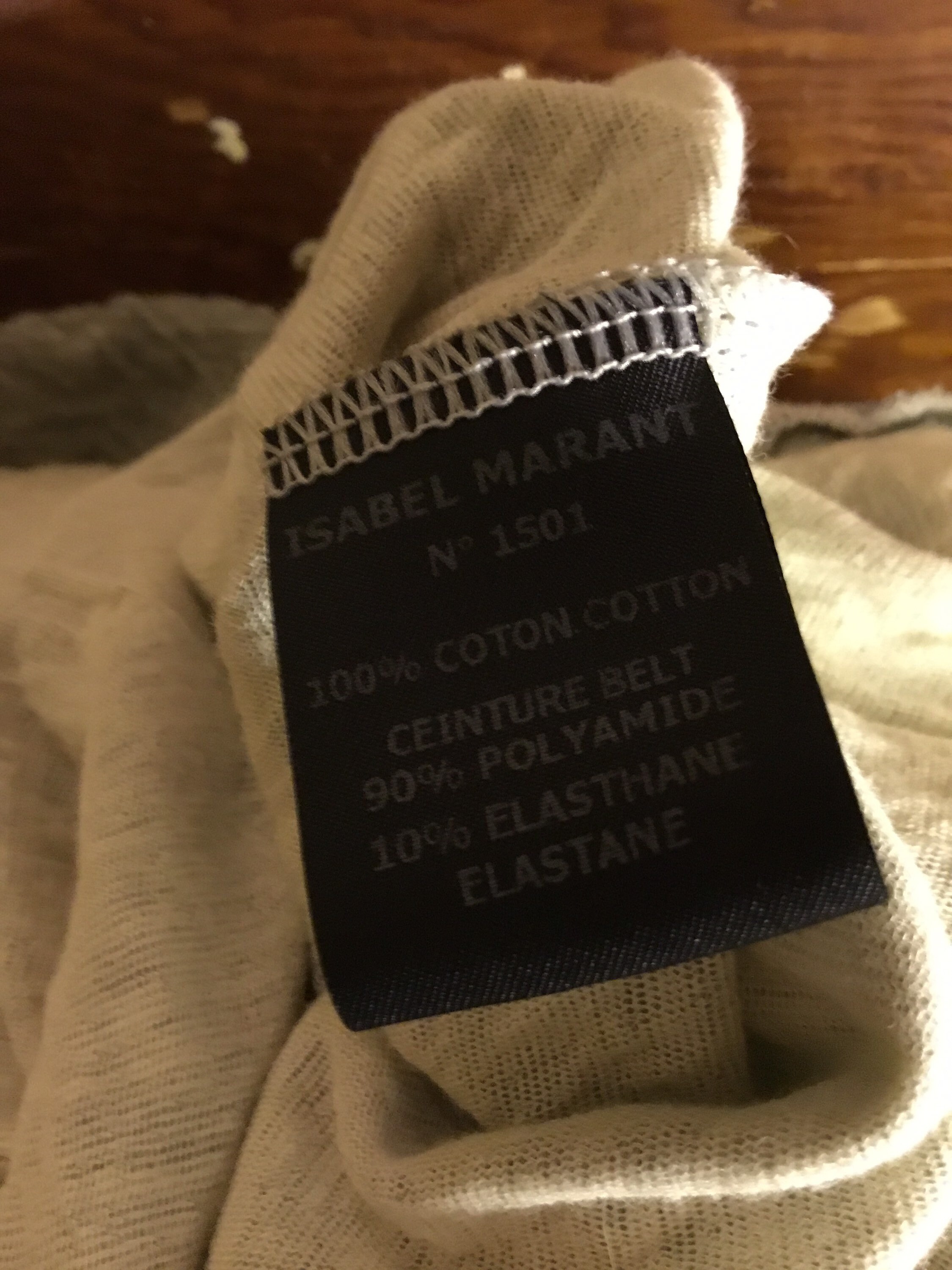 Vintage Isabel Marant Gray Beige Cotton Top - Etsy