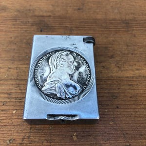 coin stuck in cigarette lighter Trench Art Coin Lighters
