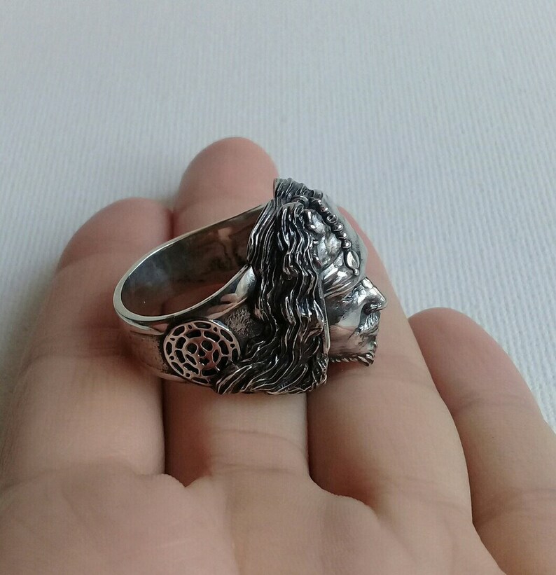 Captain Jack Sparrow silver ring Pirates of the Caribbean Etsy