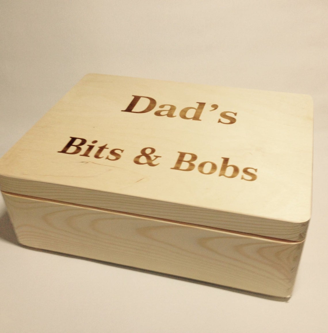 Personalised Wooden Toy Tool Box With Handles Bespoke Gift Etsy UK