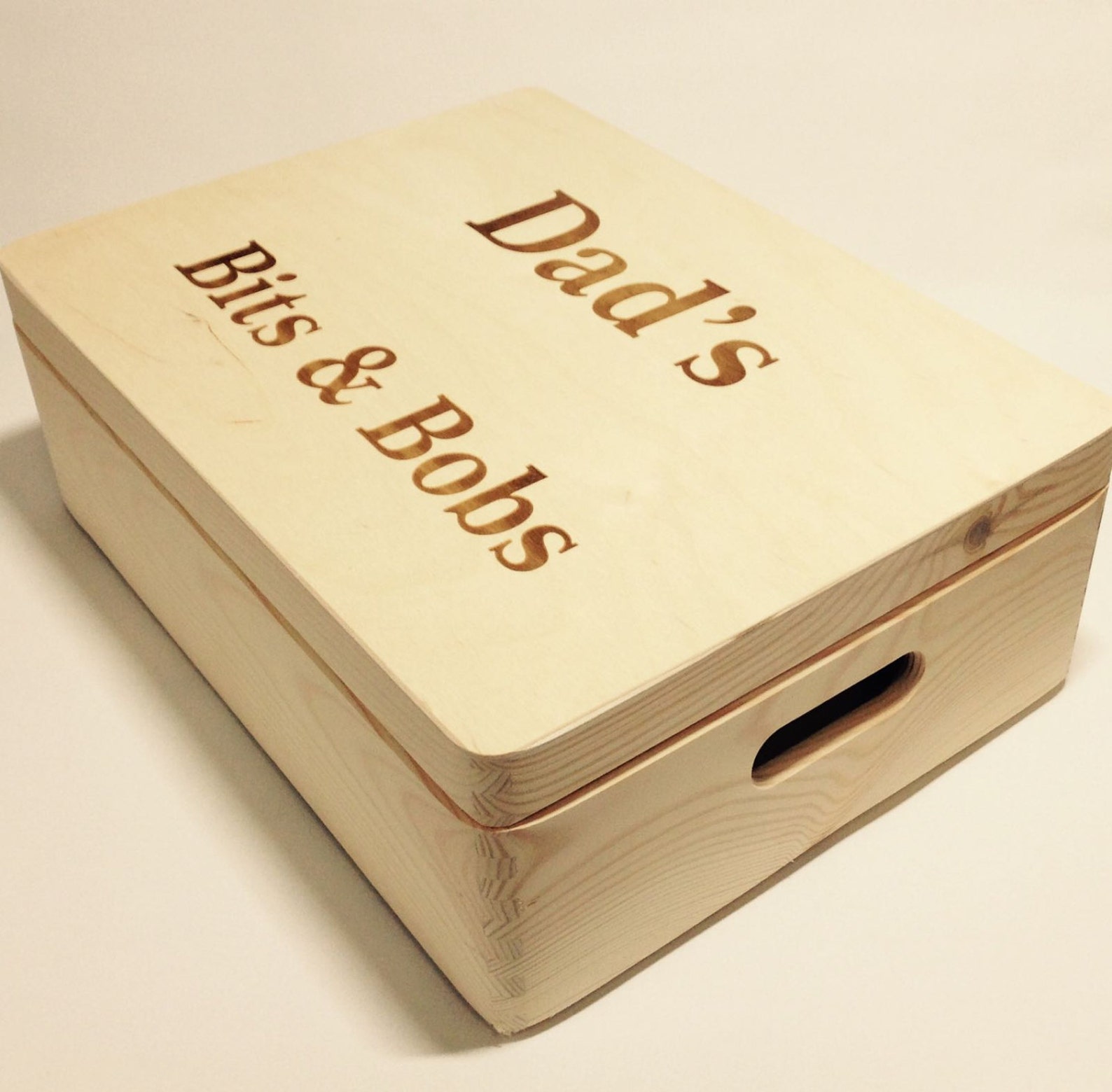 Personalised Wooden Toy Tool Box With Handles Bespoke Gift Etsy UK