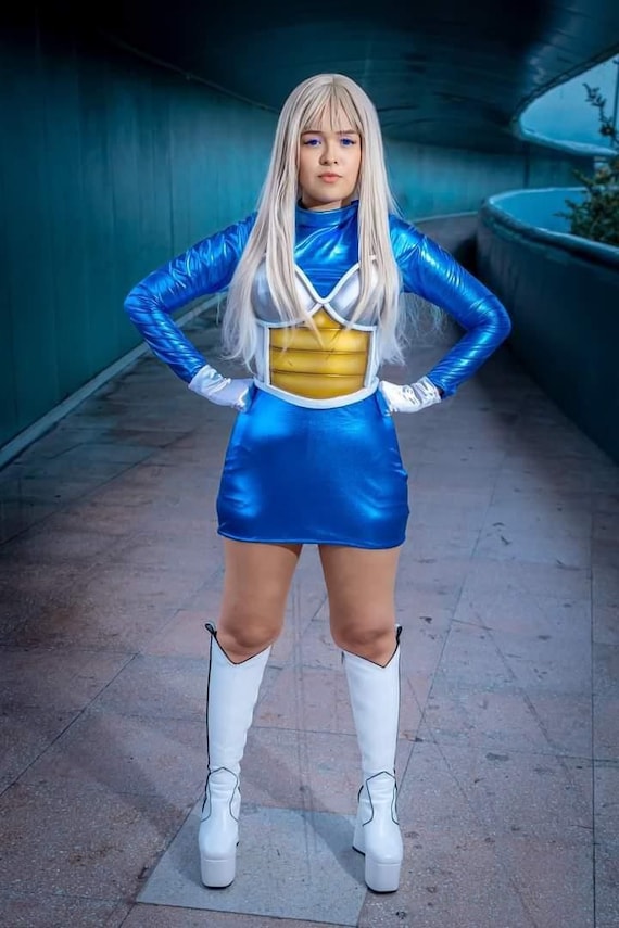 Vegeta Mujer Saiyan Traje modelo Z Etsy Espana