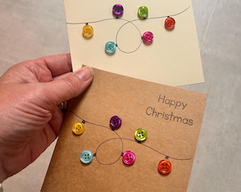 Christmas Fairy Light Greeting  Card