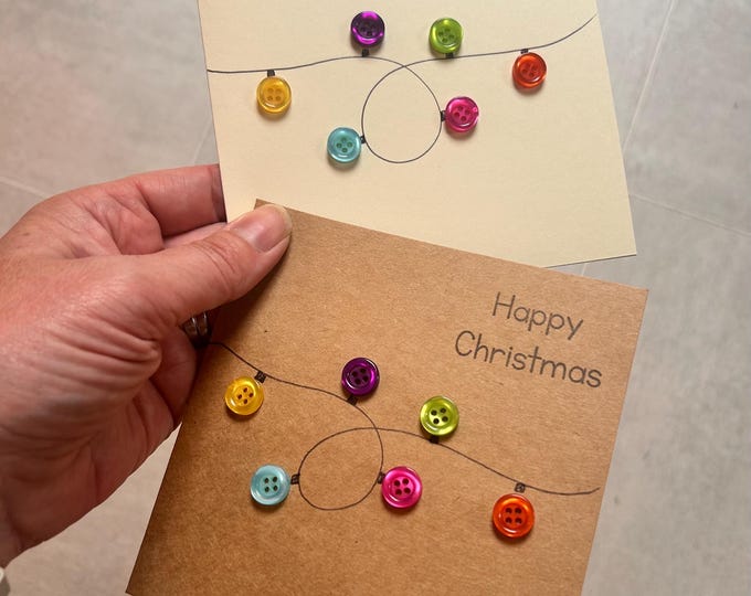 Christmas Fairy Light Greeting  Card