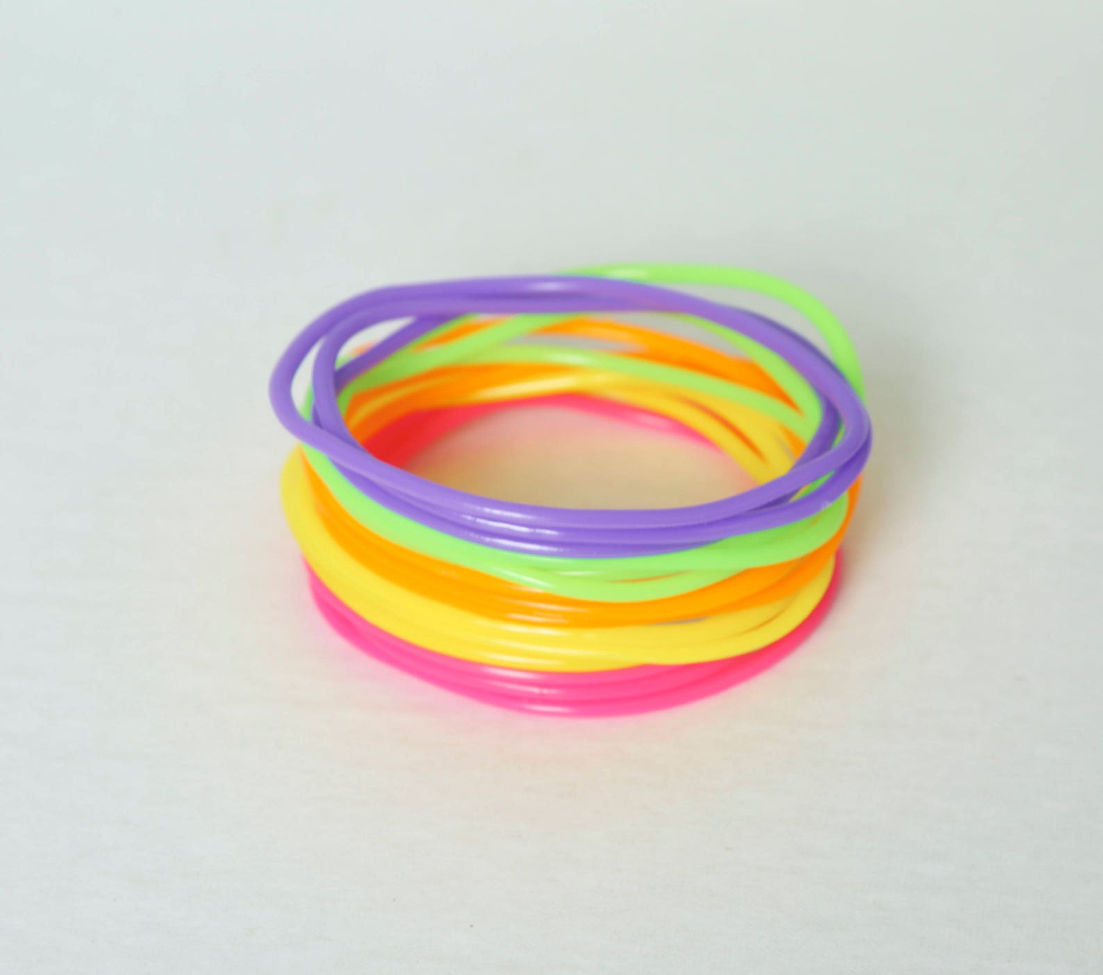 18 Jelly Gummy Bracelet80's Fashion Style Bracelets Set Etsy