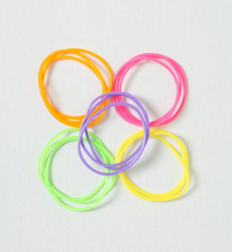 18 Jelly Gummy Bracelet80's Fashion Style Bracelets Set Etsy