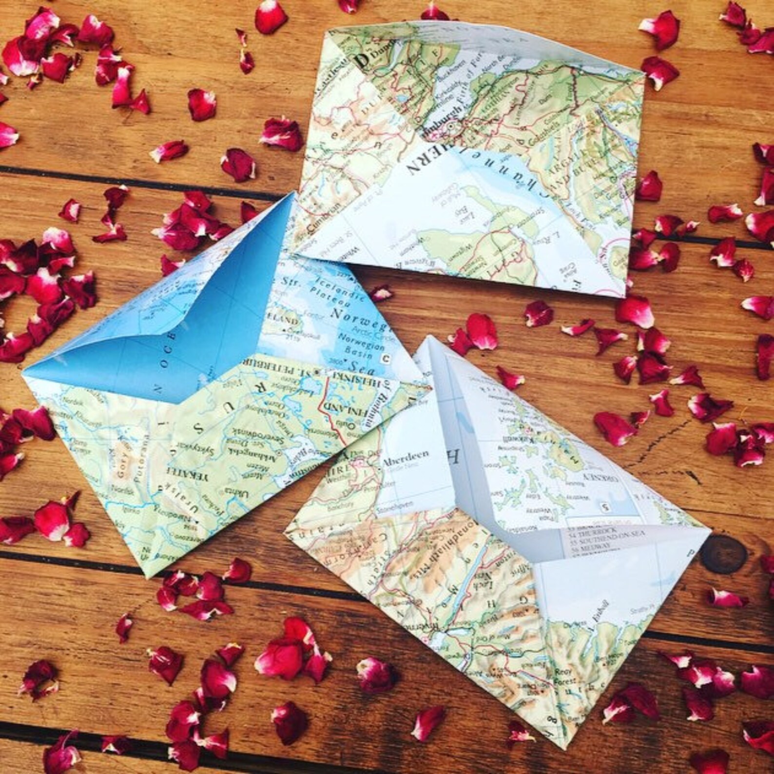 Map Envelopes Seed Envelopes Wedding Envelopes Scratch Card Etsy UK