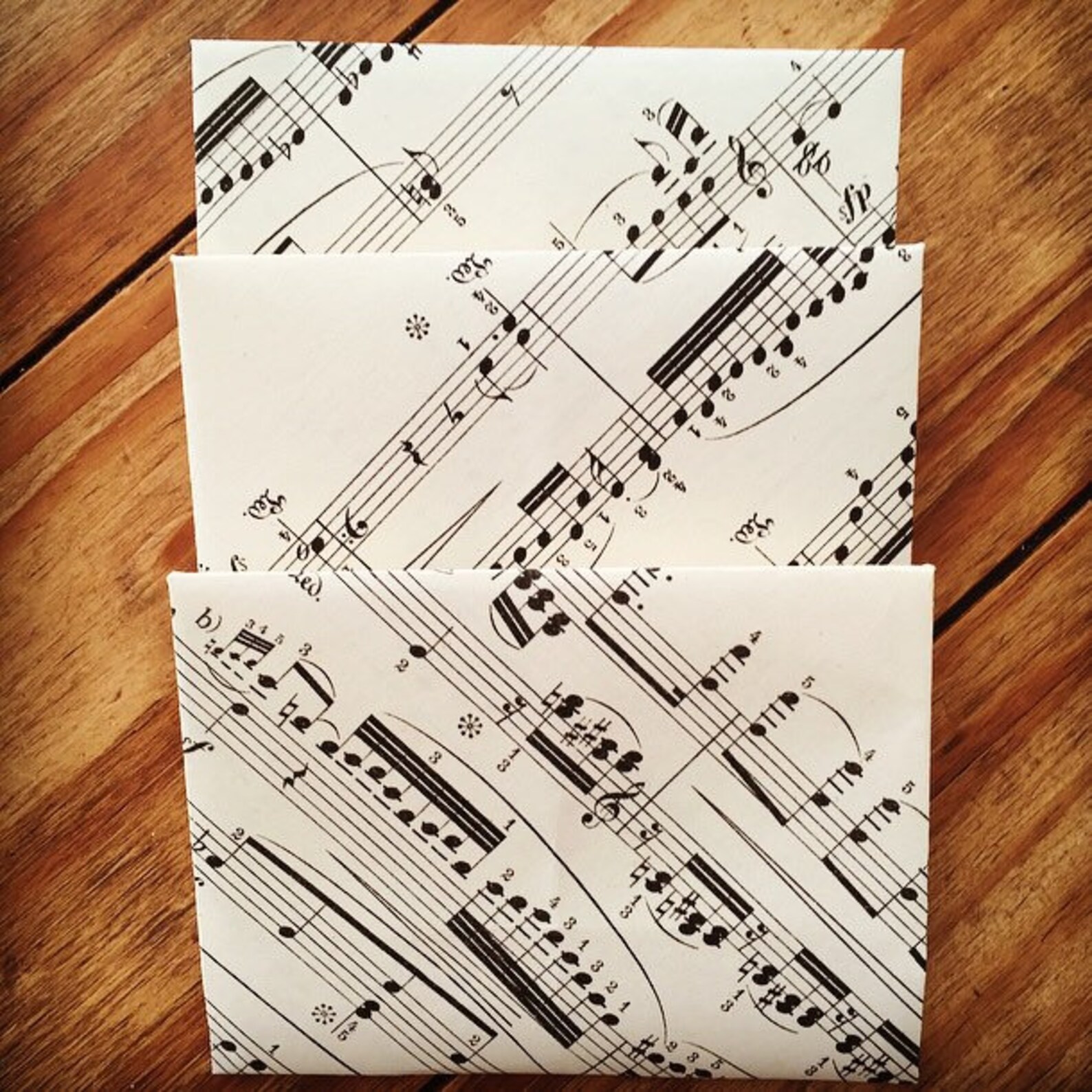 Sheet Music Envelopes Scratch Card Envelopes Seed Envelopes Etsy UK