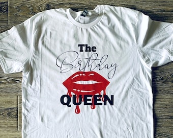 THE BIRTHDAY QUEEN, 21st Birthday Shirt, Birthday Queen Shirt, Birthday Shirt, Birthday Tshirt, Queen Birthday Shirt, Birthday Girl Shirt