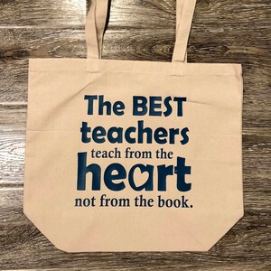 TEACHERS GIFT, Teachers Tote, Tote For Teacher, Teacher Appreciation, Teacher Gift Bag, Present For Teacher, End Of The Year Gift, Teachers
