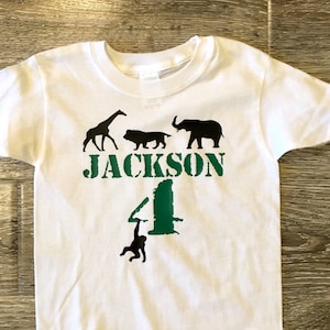 ANIMAL BIRTHDAY SHIRT, Zoo Animal Birthday, Zoo Animal Shirt, Zoo Birthday Party, Boys Birthday Shirt, Animal Shirt, Birthday Boy shirt
