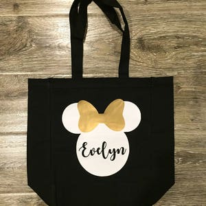 TRICK Or TREAT BAG, Disney Candy Bag, Disneyland Bag, Minnie Mouse Bag, Minnie Candy Bag, Minnie Halloween Bag, Minnie Trick Or Treat Bag image 4
