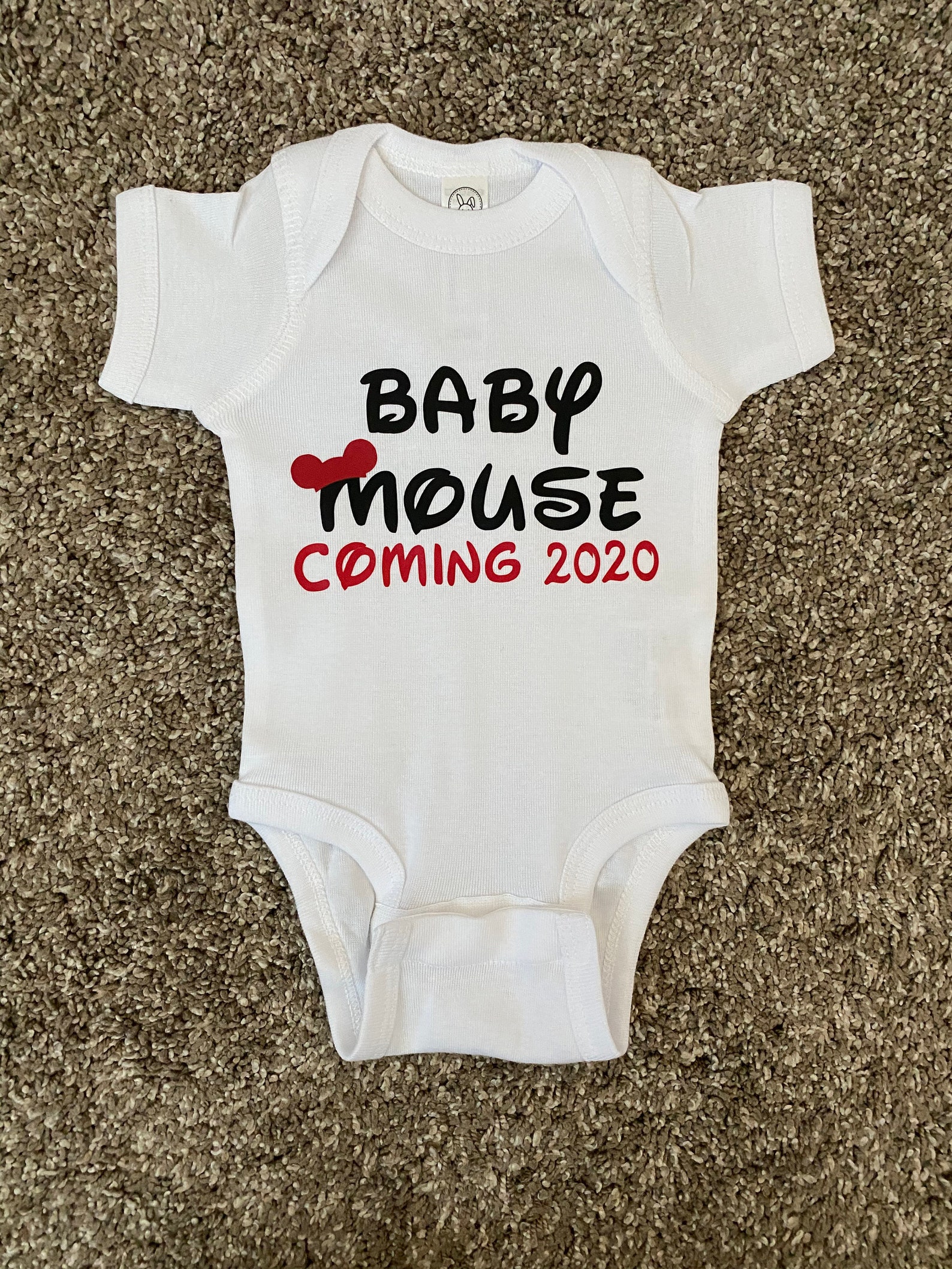 DISNEY BABY ANNOUNCEMENT Baby Announcement Baby Mouse Etsy