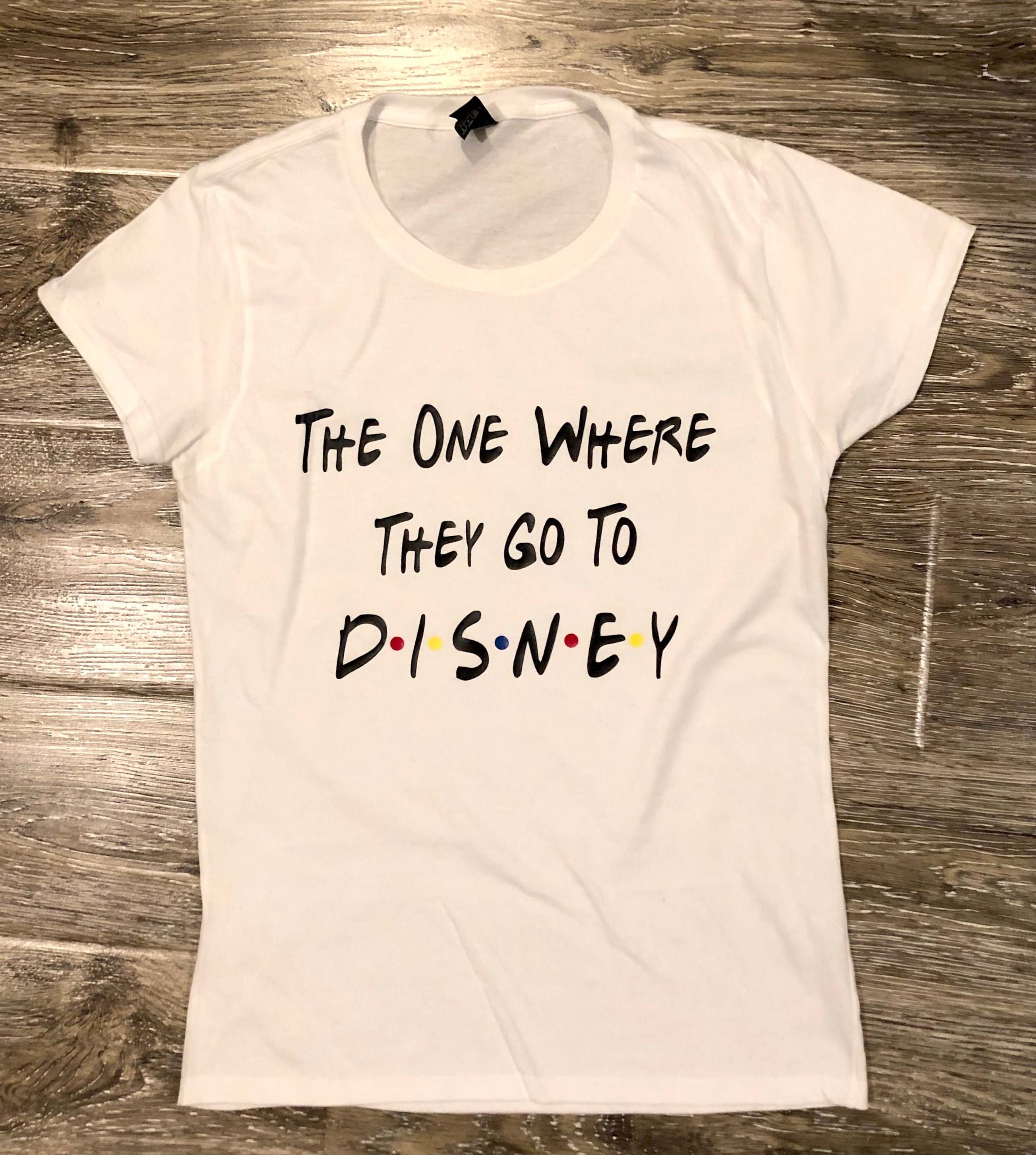 FRIENDS DISNEY SHIRT the One Where They 