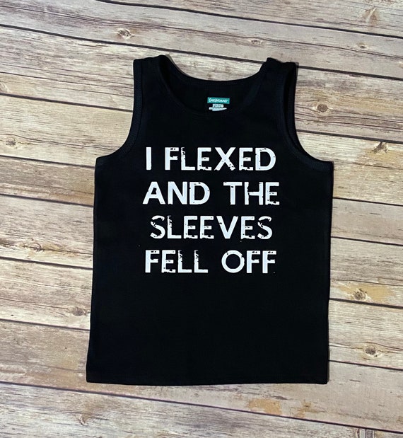 I flexed and sales sleeves fell off