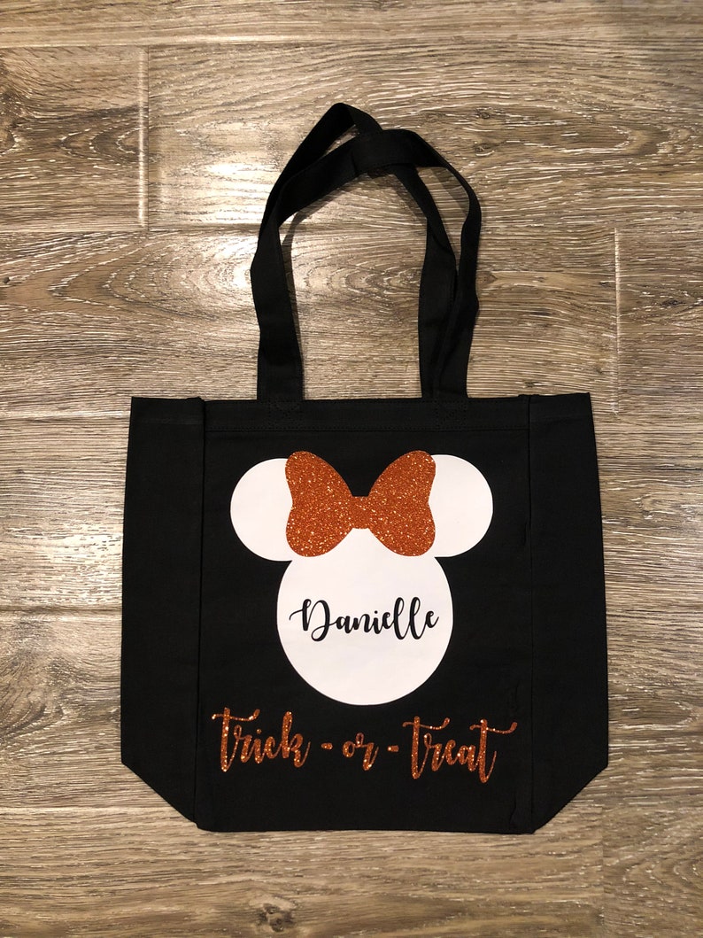 TRICK or TREAT BAG Disney Candy Bag Disneyland Bag Minnie Etsy Canada