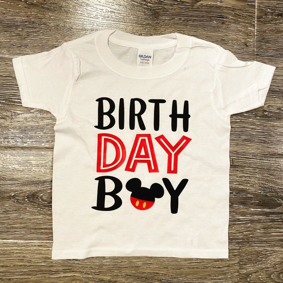 DISNEY BIRTHDAY BOY Mickey Birthday Shirt Birthday Boy Shirt Disney Birthday Disneyland Birthday Mickey Mouse Birthday Disney Mickey