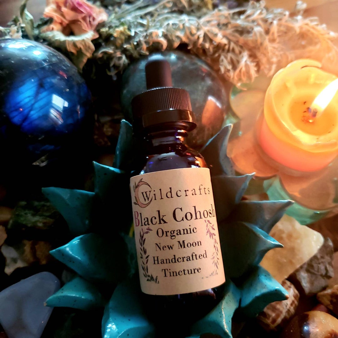 Black Cohosh Organic Handcrafted Tincture Herbal Extract Infused