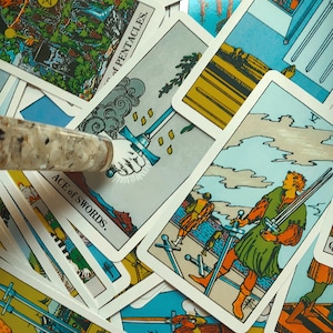 Single Rider Waite Tarot Cards with Art by Pamela Colman Smith