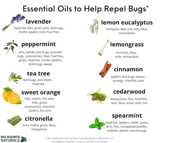 Insect repellent essential on sale oils