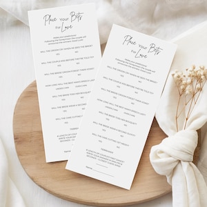 Place Your Bets Game, Minimal Wedding Reception, Fun Guest Activity, Bridal Shower, Editable Template, Kentucky Derby Inspired Canva WED0326