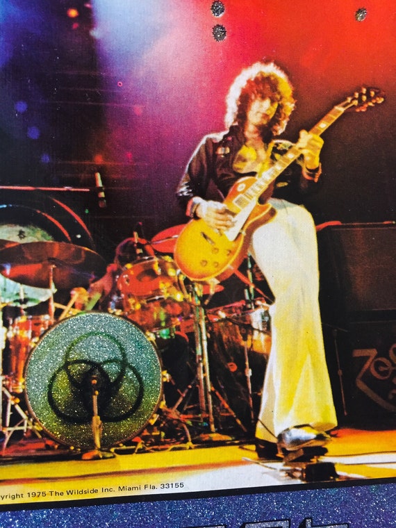 1975 Led Zeppelin North American Tour Physical Graffi… Gem