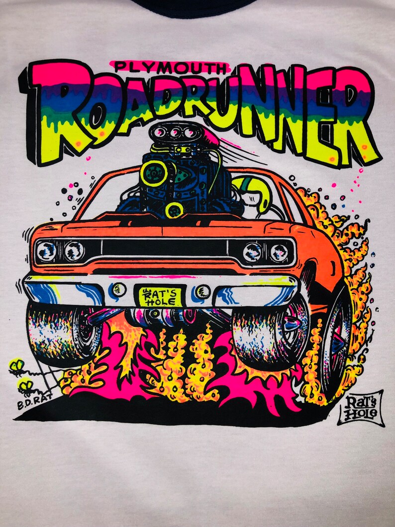 Ed Roth Hemi Vintage 1970s Original 1968 Plymouth Road Runner Superbird 426 HEMI BDR ...