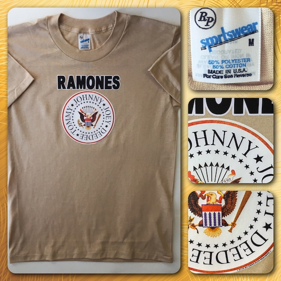Vintage LICENSED Authentic NYC Ramones Rock N Roll